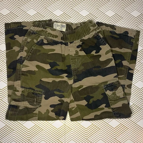 Boys Children’s Place Camo Cargo Pants - Picture 1 of 7